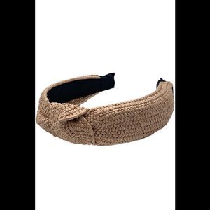 Locks & Mane Woven Knotted Headband Pink